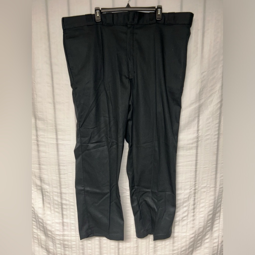 New Dickies Men's 874 Black Original Fit Work Pants Straight Leg Size 44x30 614 - Picture 2 of 6